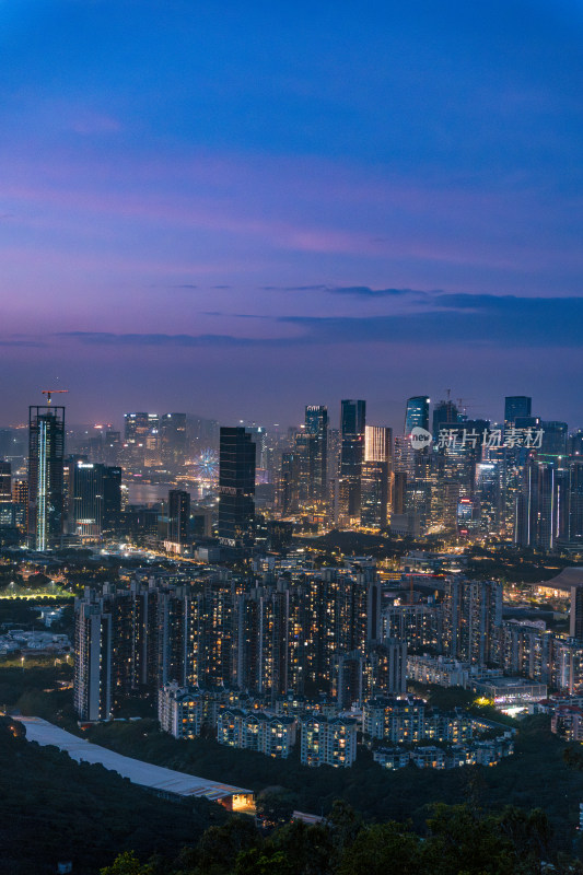 深圳CBD/南山公园/蓝调时刻 深圳风景