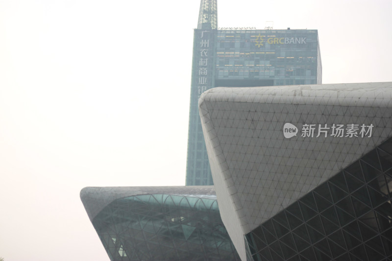 广州现代风格银行与建筑