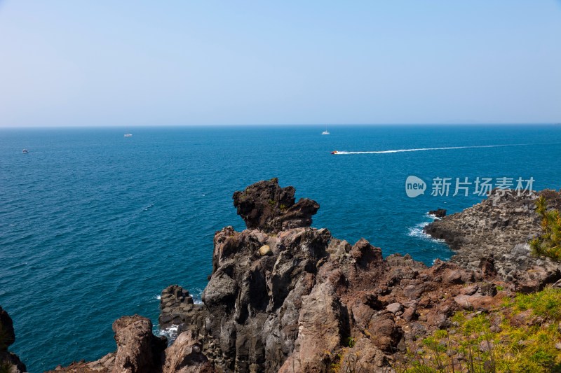 韩国济州岛柱状节理