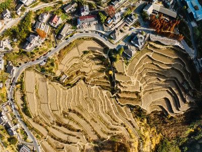 秋天的乡村美景