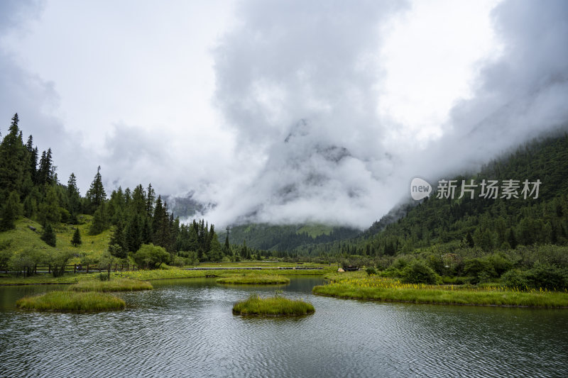 四川四姑娘山双桥沟自然风景