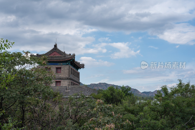 河北山海关老龙头明长城自然建筑景点景观