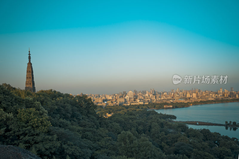 杭州西湖宝石山风景区