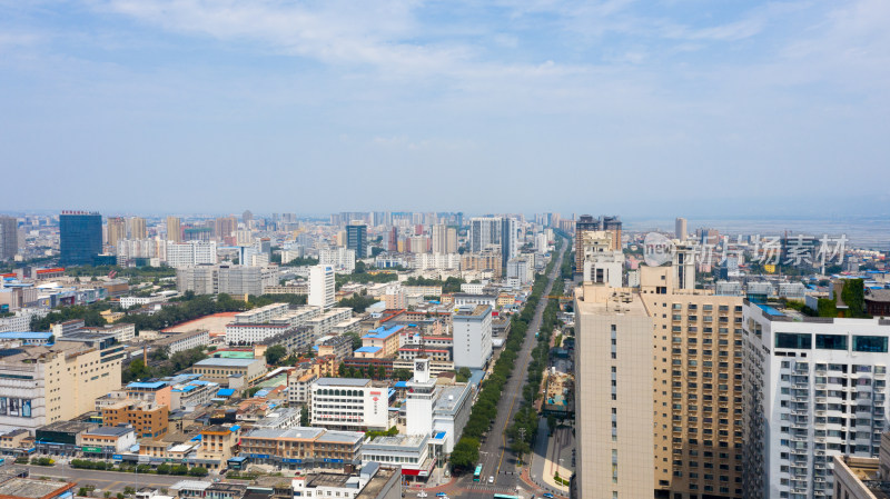 山西运城城市航拍