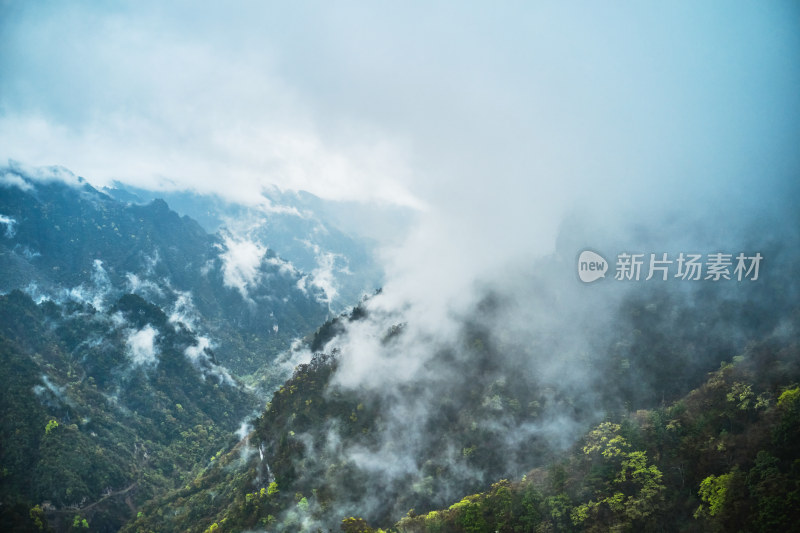 神秘的原始神农架林区