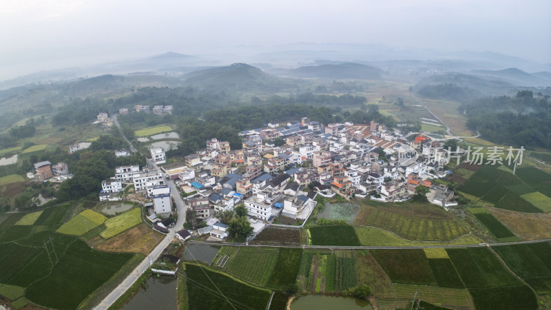 乐昌长来五汪村早晨