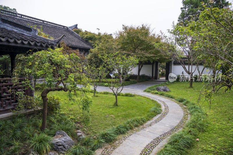 杭州西湖景区文澜阁风景