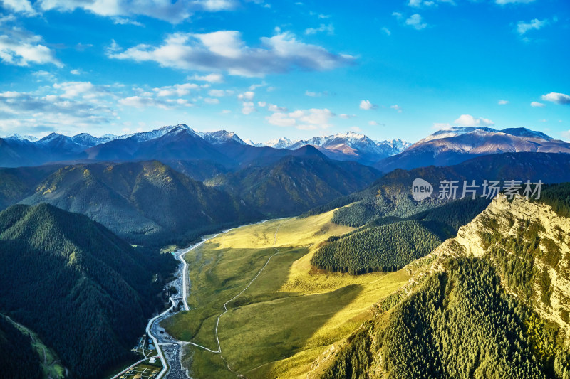 甘肃武威天柱县冰沟河景区