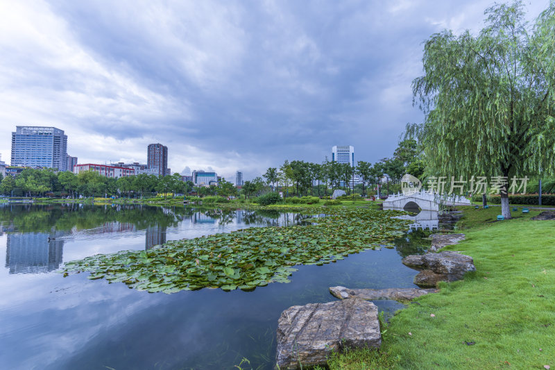 武汉武昌区紫阳公园风景