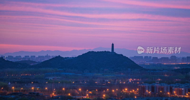 北京城市夜景