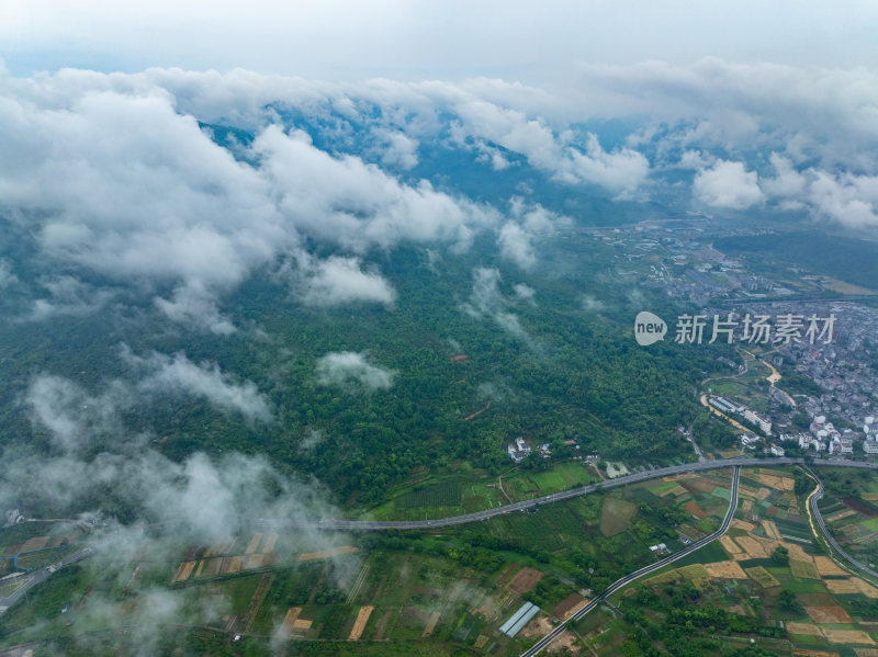 航拍浙江省温州市永嘉县楠溪江自然风光