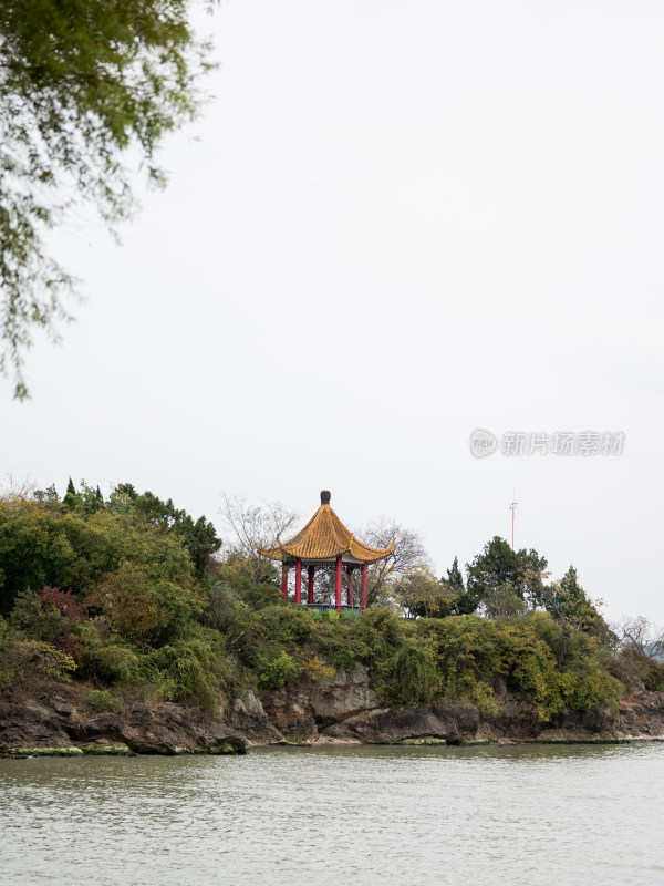 无锡鼋头渚太湖仙岛建筑