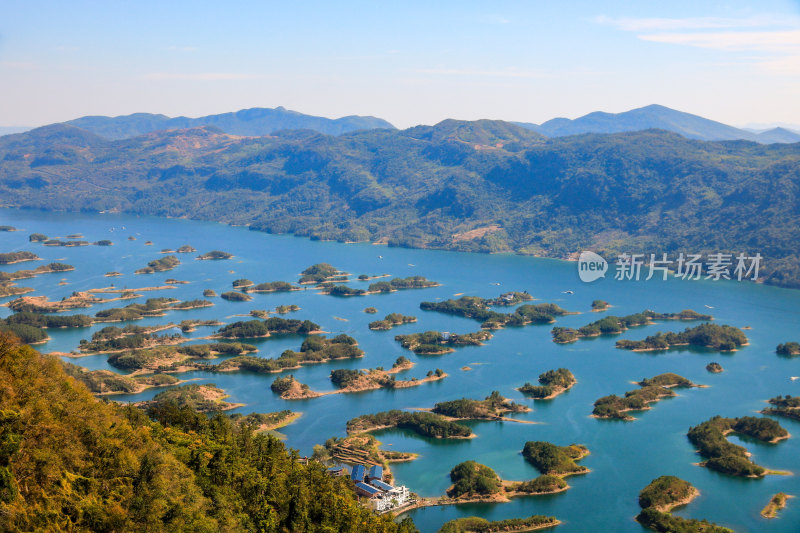 湖北黄石仙岛湖生态旅游景区，天空之城景区