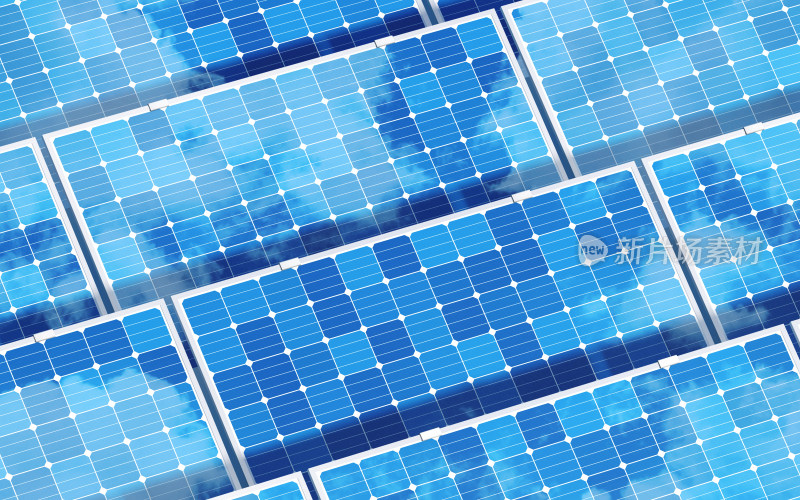 太阳能光伏发电光伏板能源设施