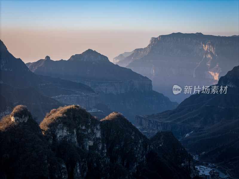 山西太行山脉王莽岭