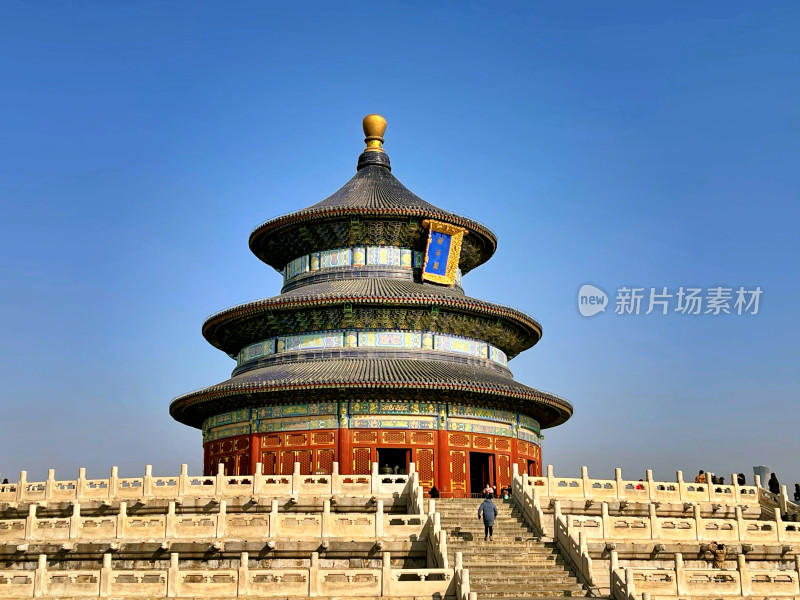 北京天坛祈年殿历史建筑文化古迹