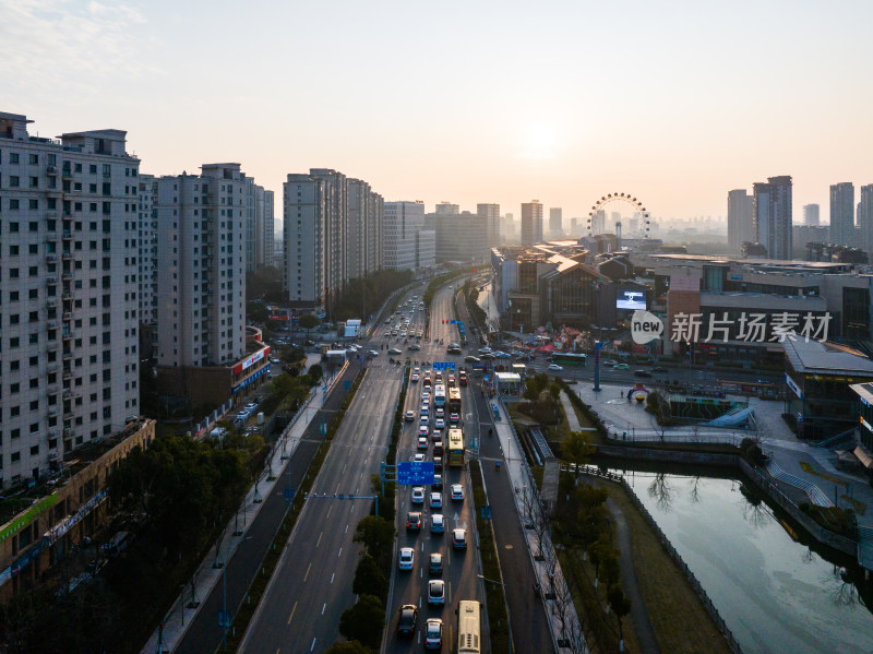 浙江宁波万象城航拍