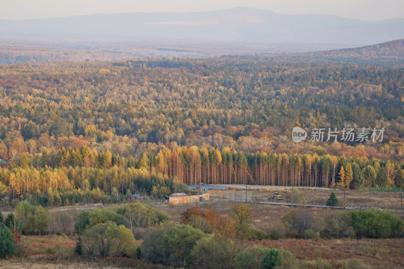 长白山，鲁能胜地旅游度假区，秋天景色