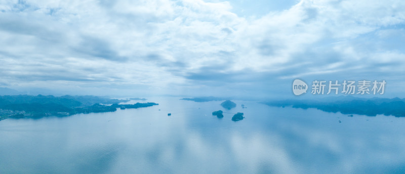 航拍浙江千岛湖风光