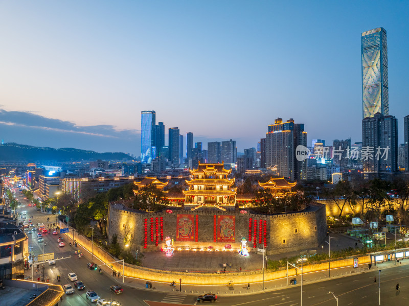 长沙天心阁夜景