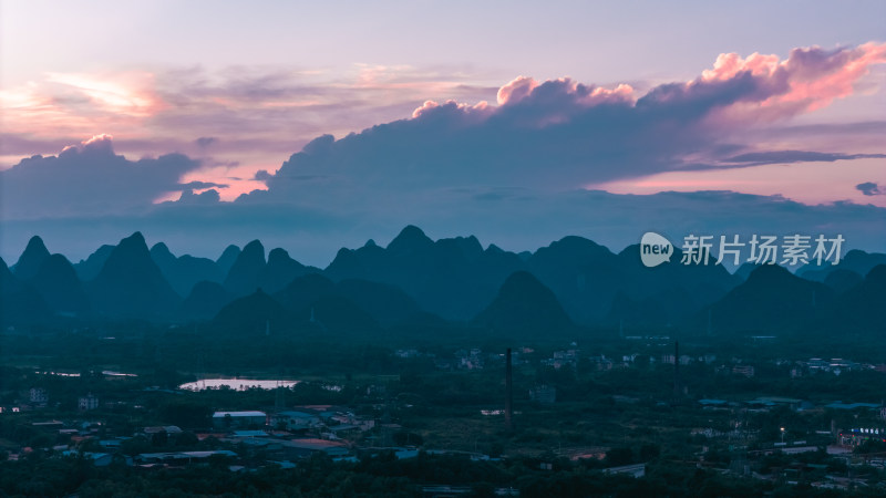 桂林山水夕阳