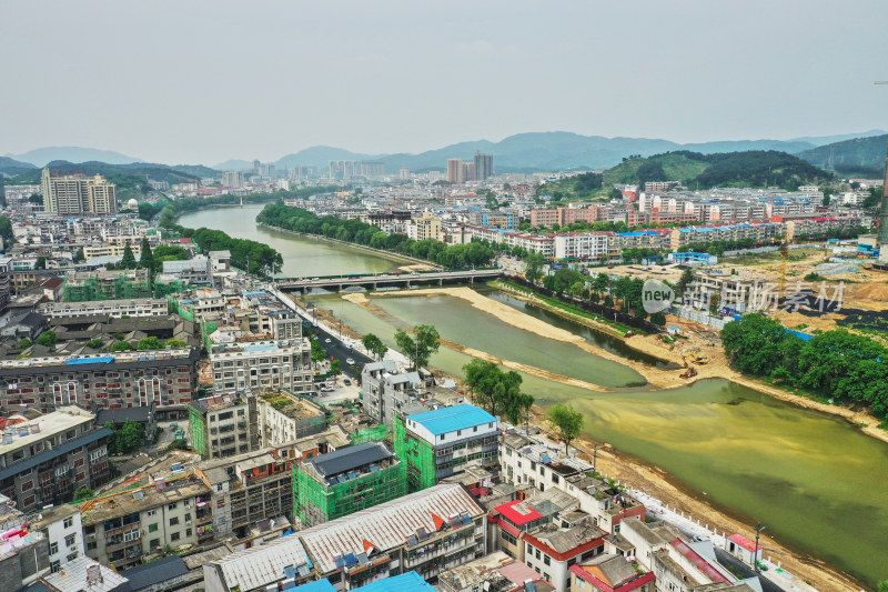 河南信阳城市风光