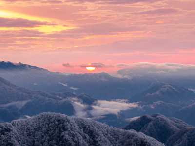 光雾山雪景