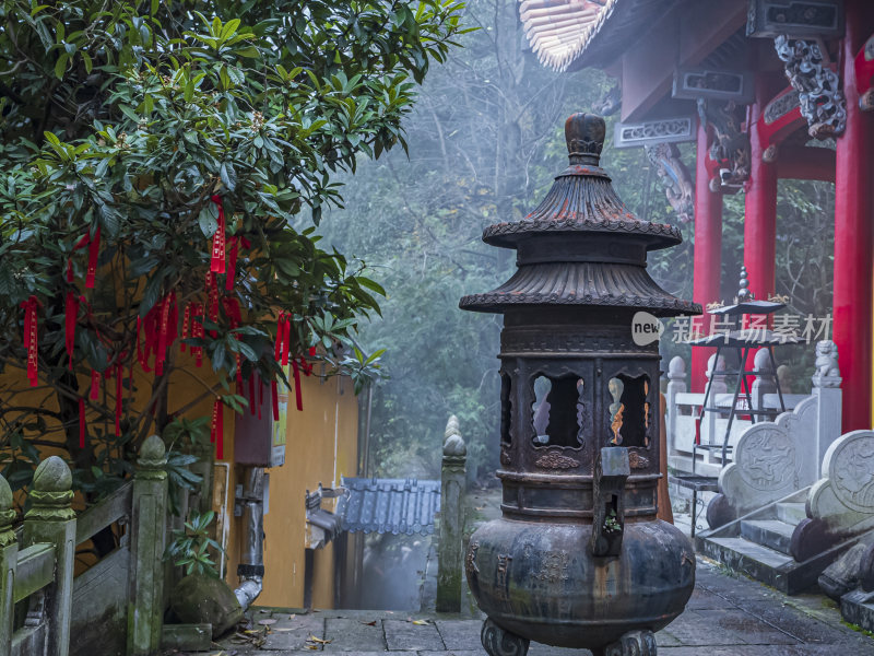 安徽池州九华山甘露寺