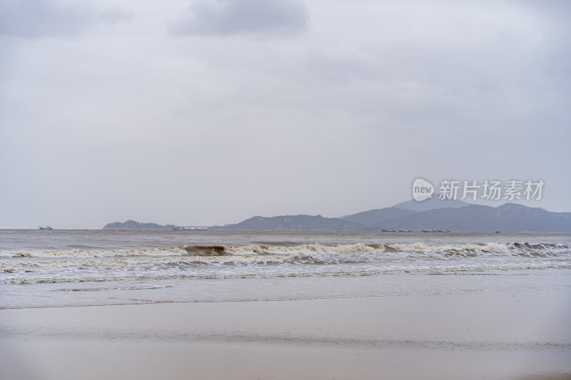 浙江普陀山千步沙风景