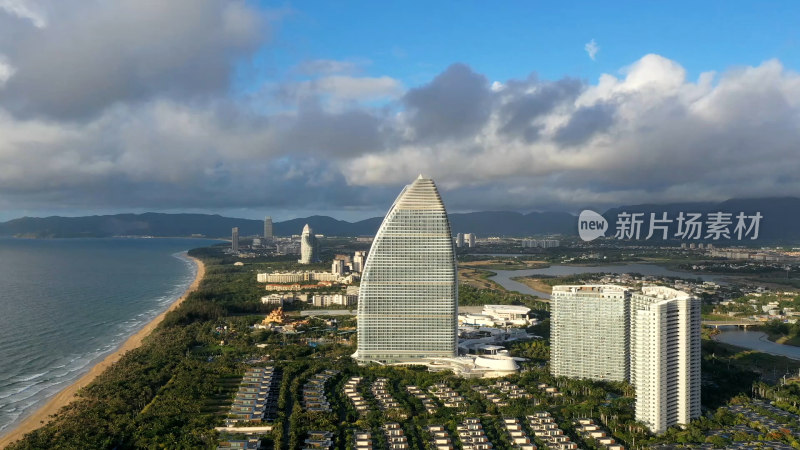 海南三亚海棠湾航拍