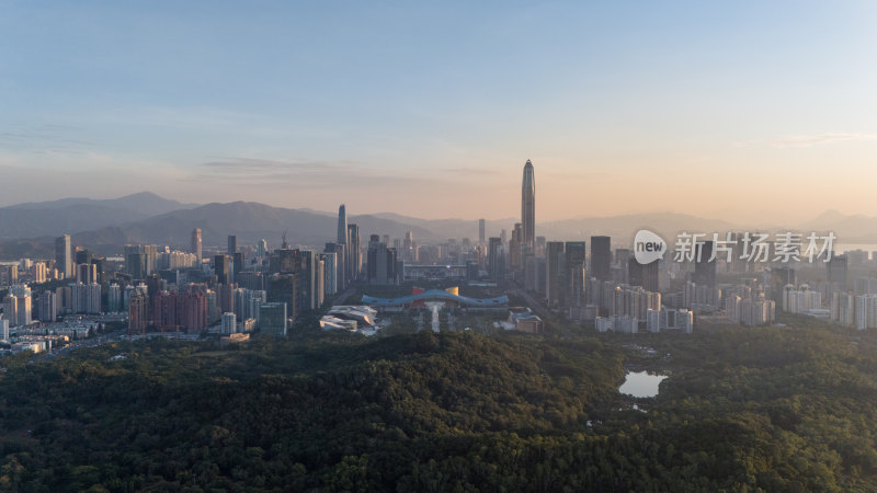 深圳福田中心区建筑群