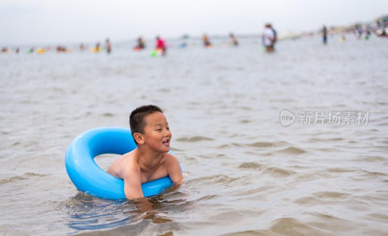 秦皇岛南戴河景区海边海滨海滩