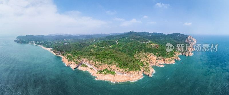 大连海之韵公园海岸线全景