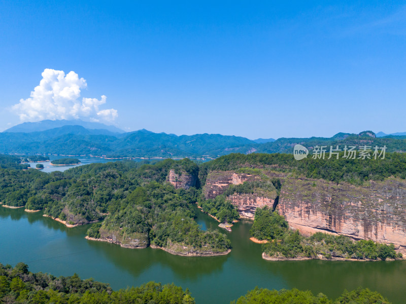 泰宁大金湖景区航拍图