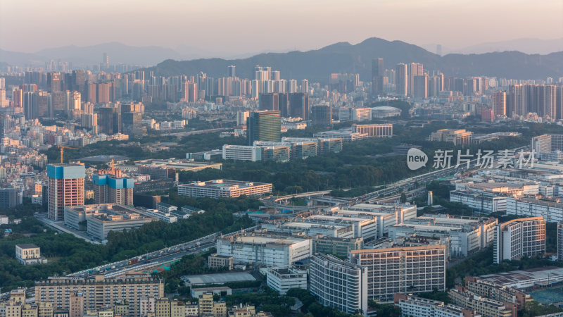 深圳龙华区城市风光