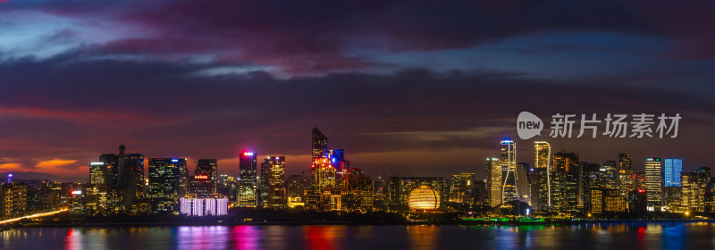 杭州钱江新城夜景