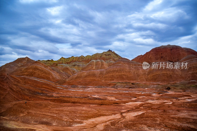 敦煌七彩丹霞风景