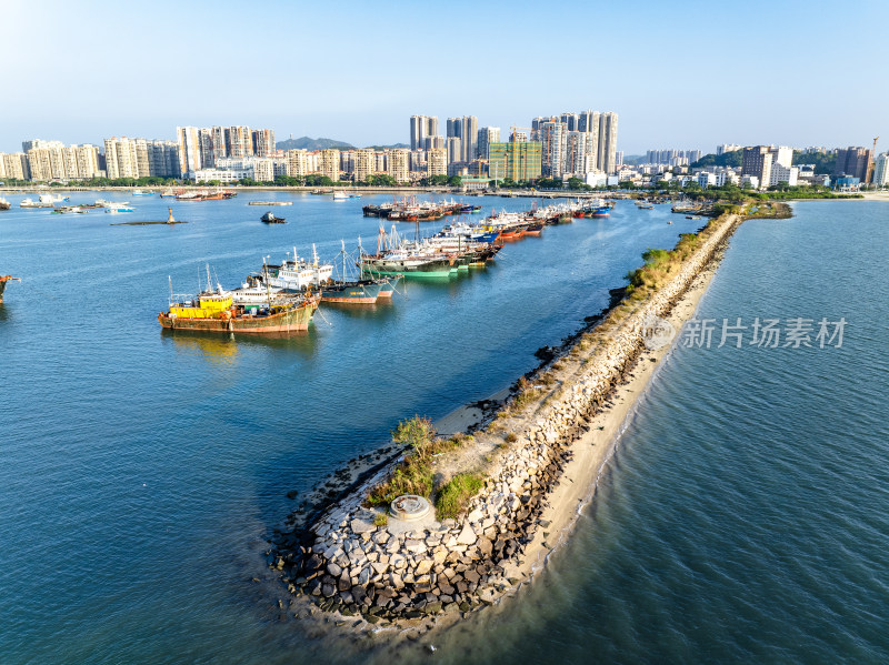 中国广东省汕尾市城区滨海渔港