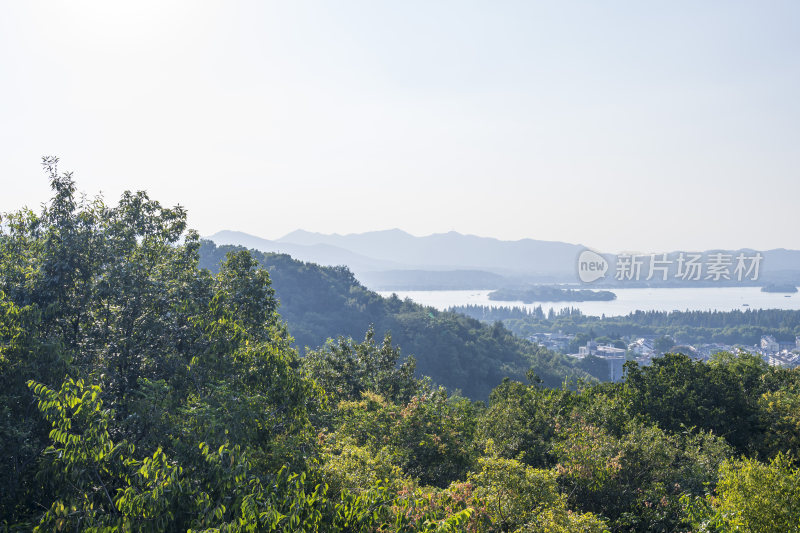 杭州吴山景区江湖汇观