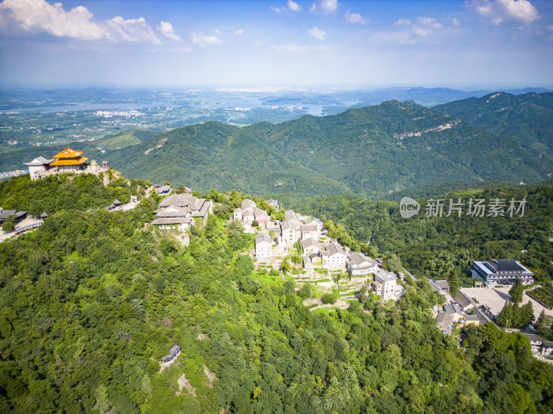 祖国大好河山青山绿水自然风光航拍图