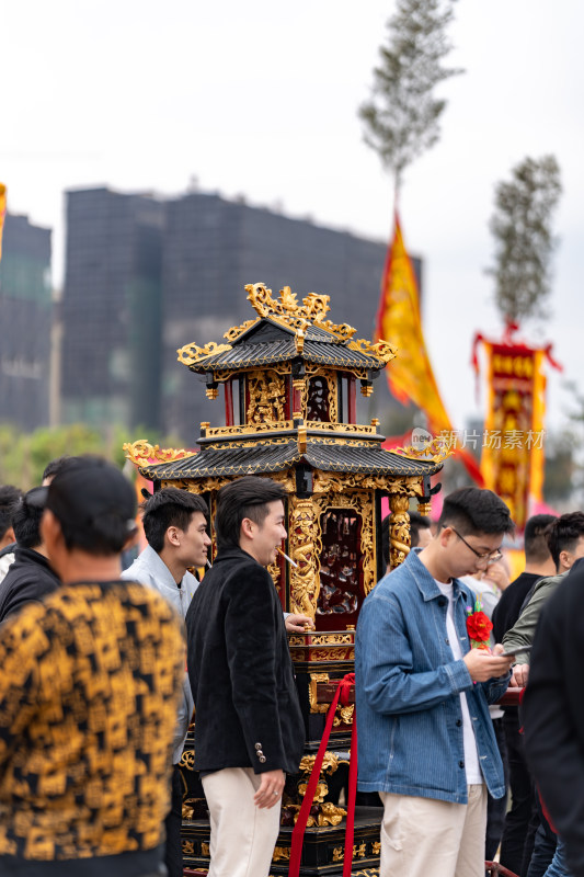 广东潮汕中国非遗英歌舞古镇戏曲盛装巡游