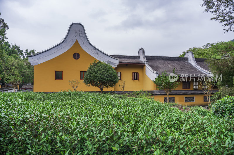 杭州西湖三天竺法镜寺古建筑风景