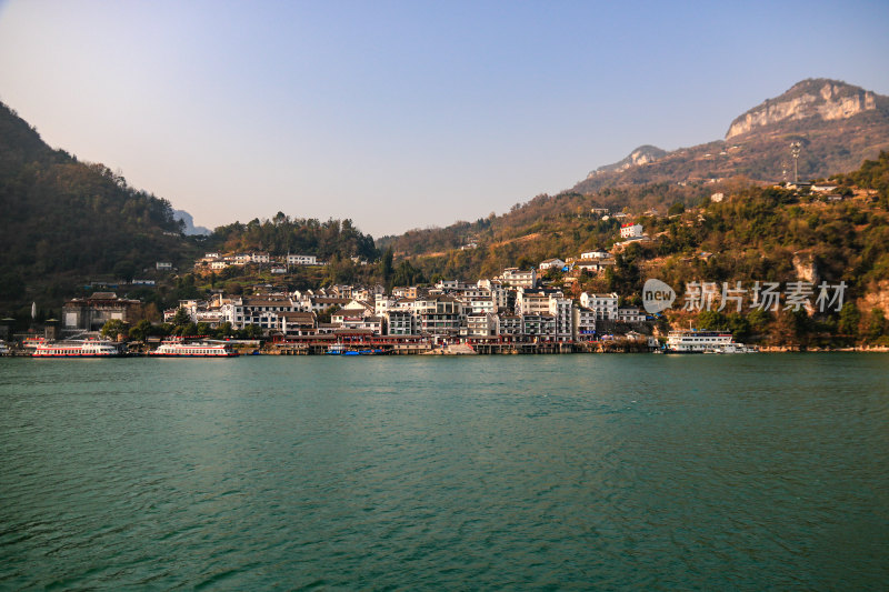 湖北宜昌三峡人家景区长江西陵峡灯影峡江域