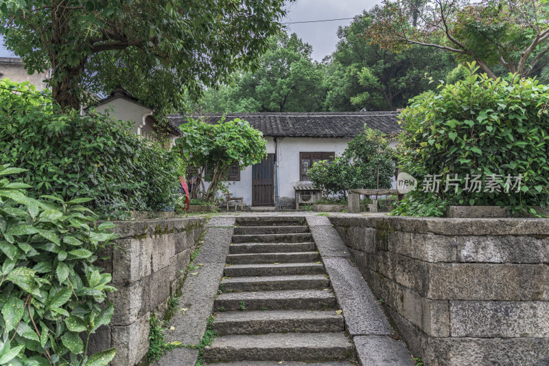 绍兴仓桥直街江南水乡风景