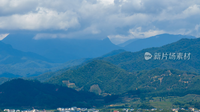 航拍福建南平武夷山森林