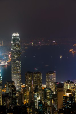 高视角看香港城市景观