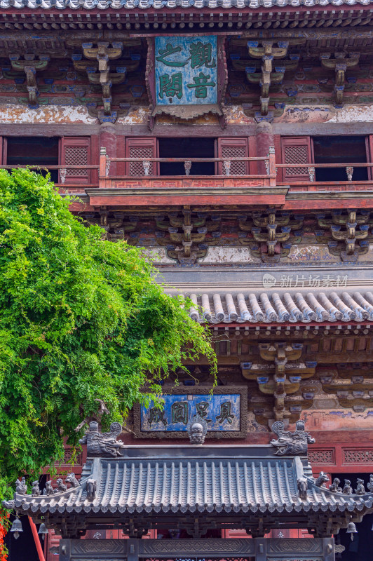 天津蓟县独乐寺观音阁木构建筑