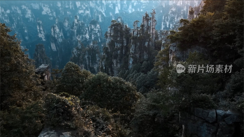 湖南省张家界国家森林公园的天子山面貌