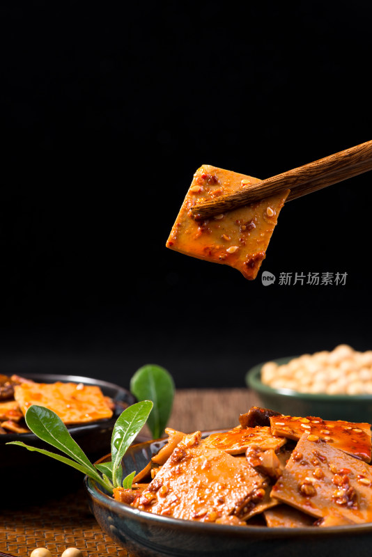 四川传统小吃麻辣豆腐干