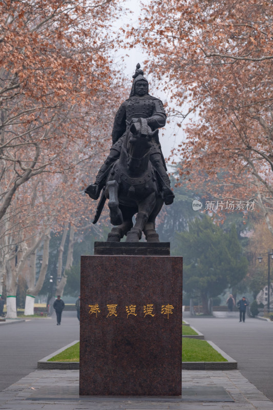 冬日，合肥市逍遥津公园风景